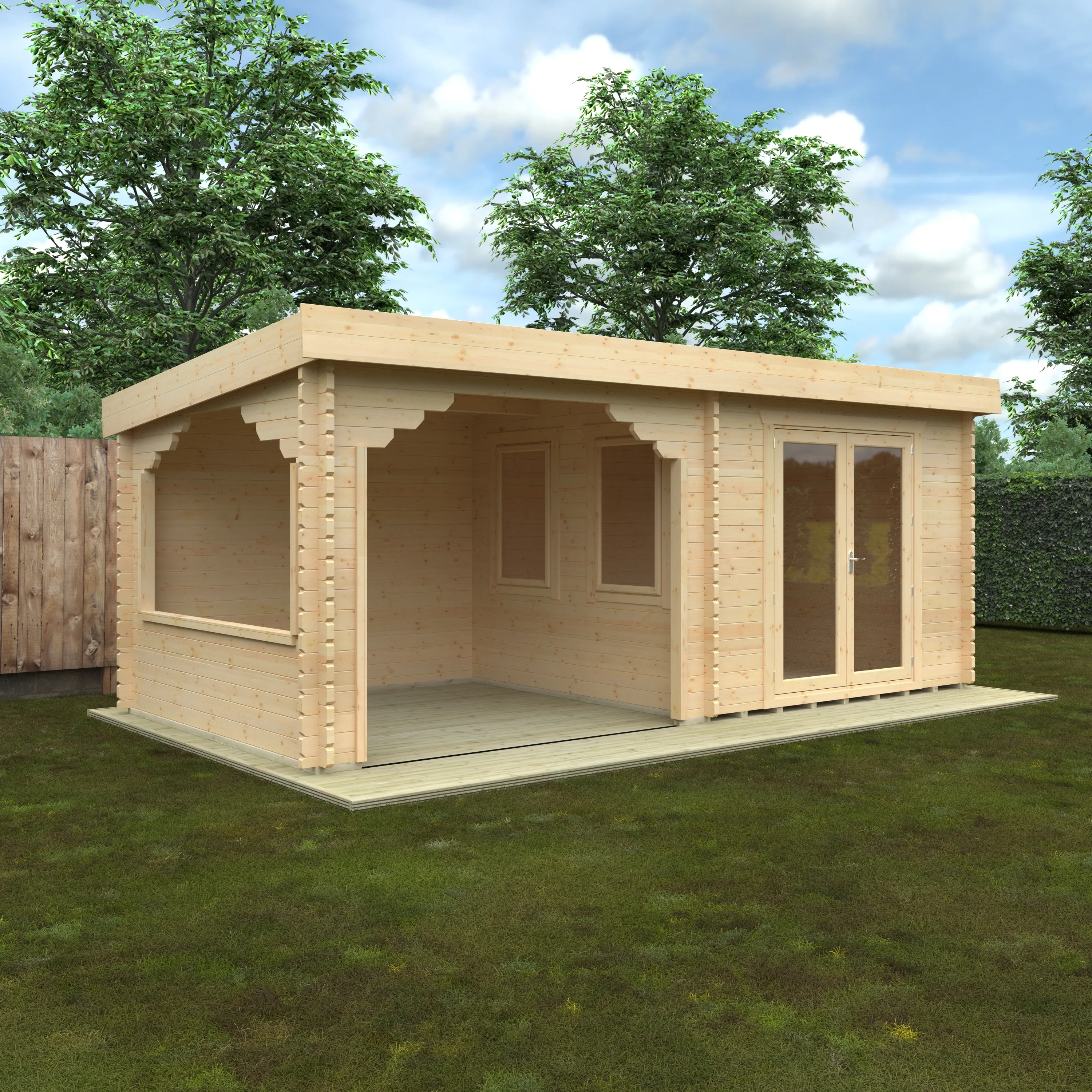 Garden shed installation in Norfolk