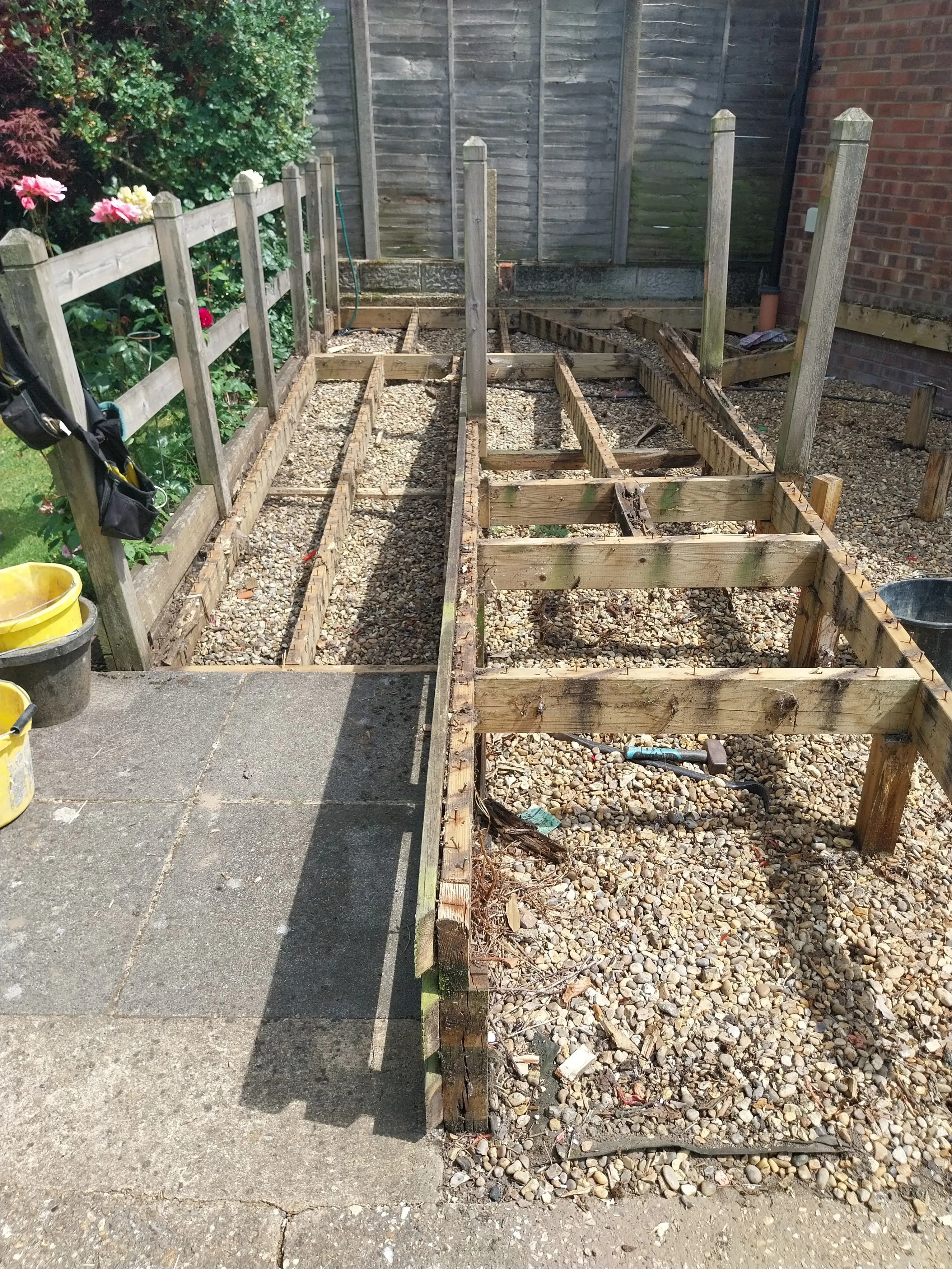 Decking replacement case study - before