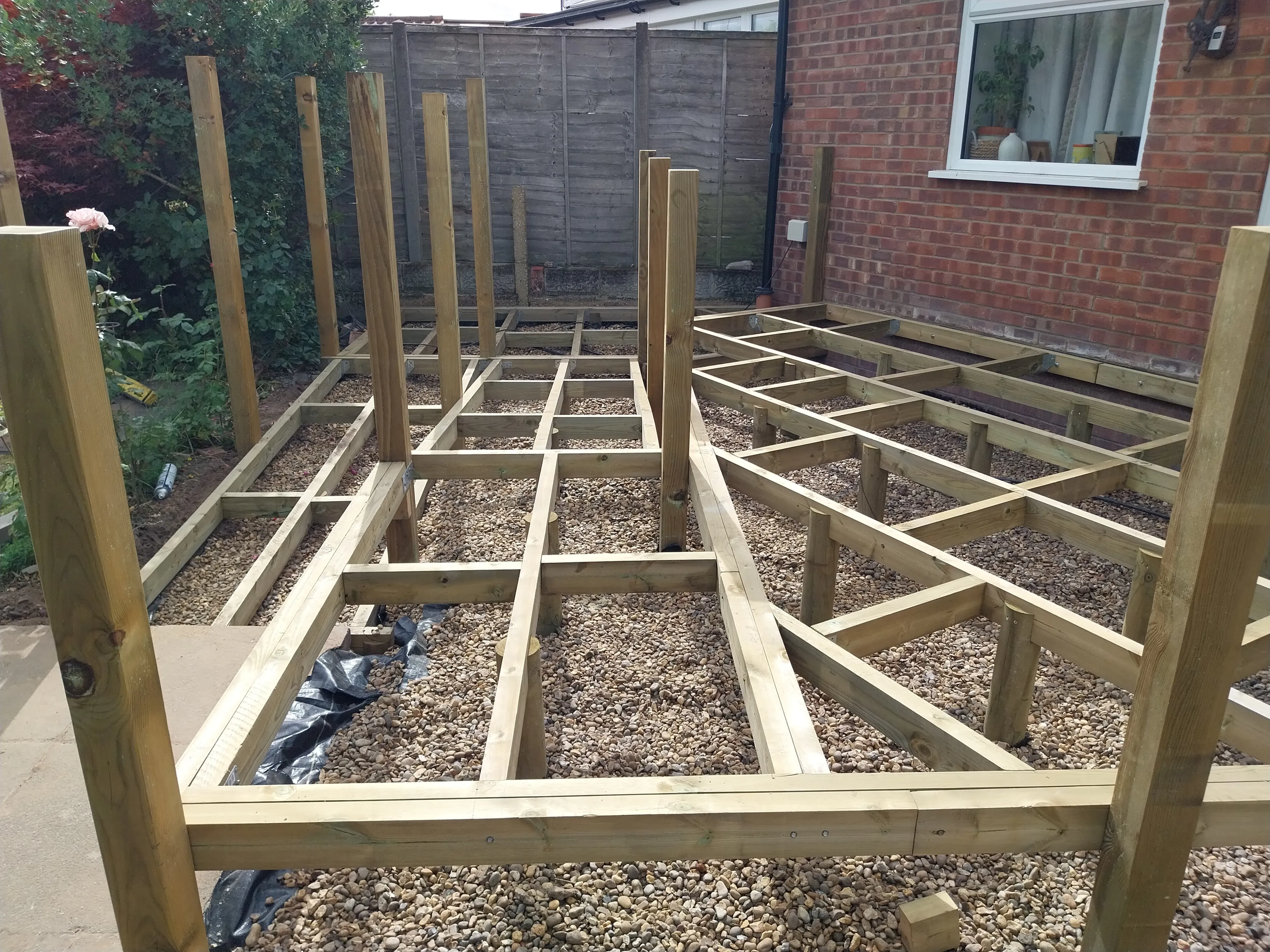 Quality decking installation with Jacksons timber