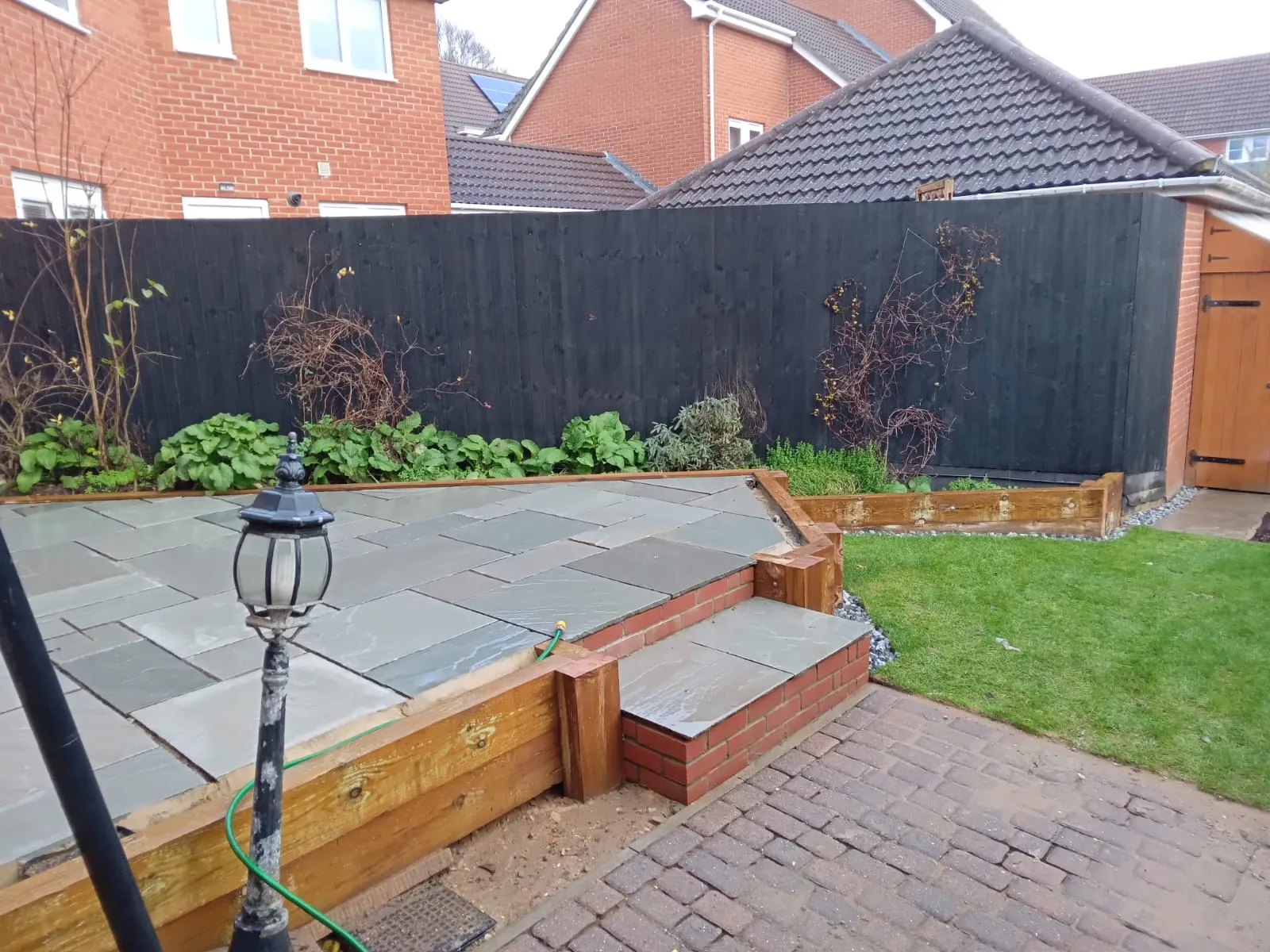 Beautiful garden transformation by landscaper in Norfolk
