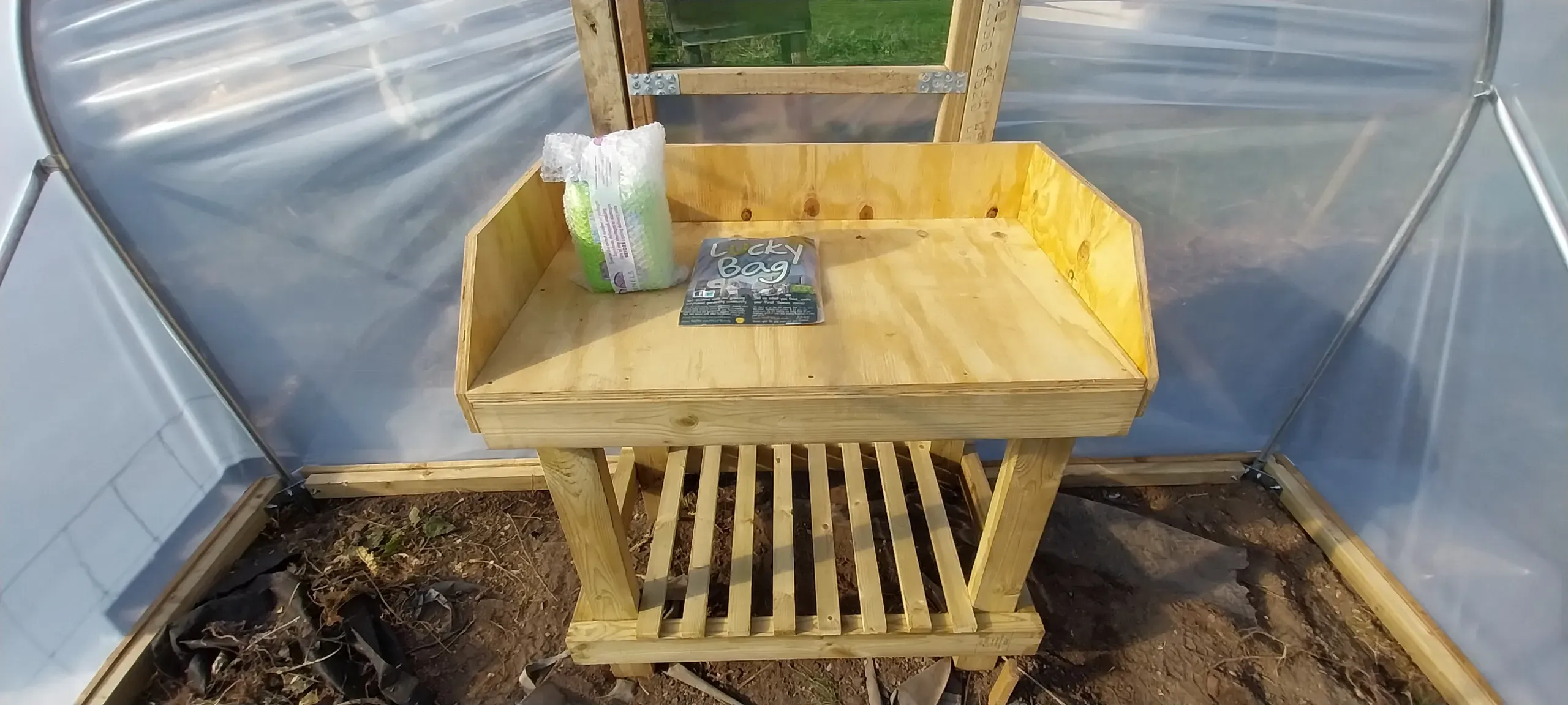 Professional polytunnel build in Eaton