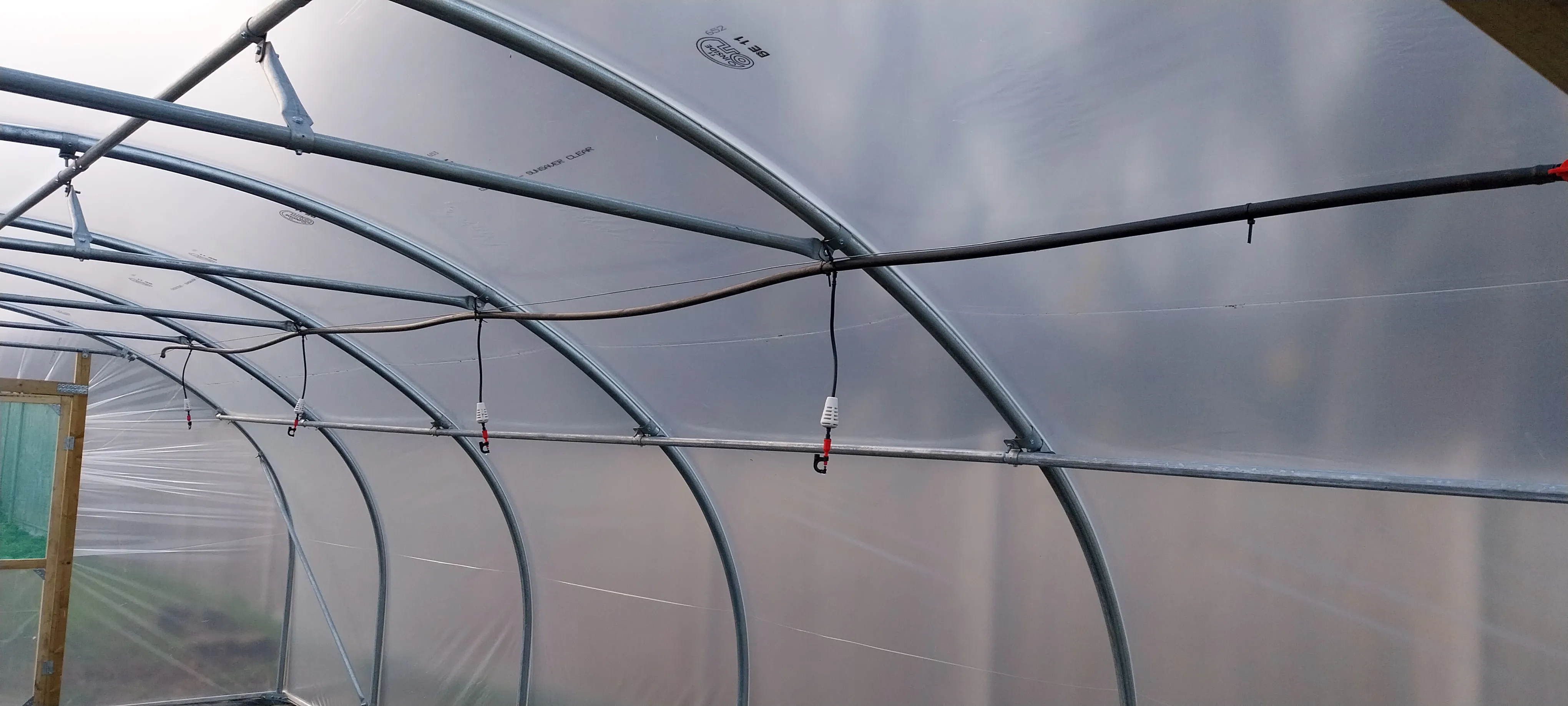 Garden polytunnel structure in Norfolk